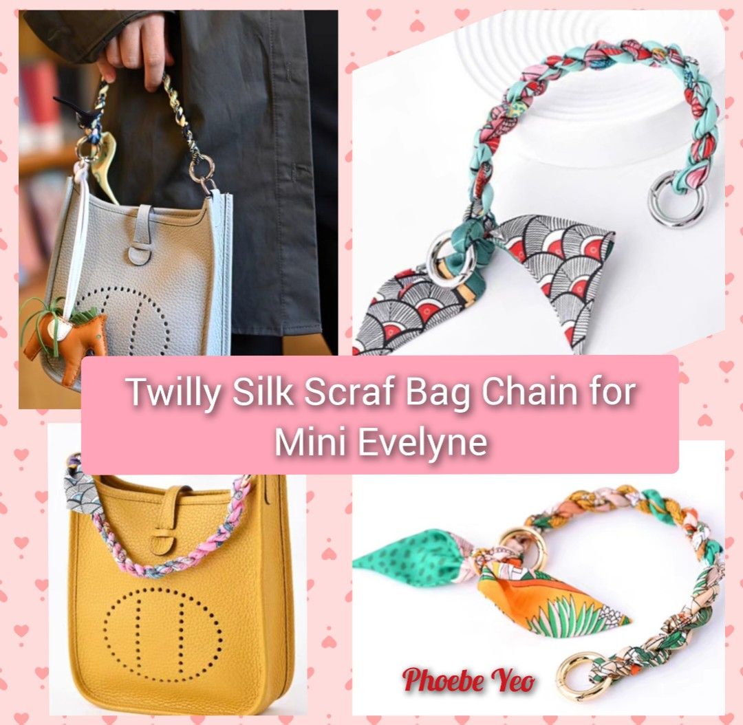 MAGIC OF THE TWILLY SCARF  Hermes handbags, Hermes evelyn bag, Hermes  evelyn