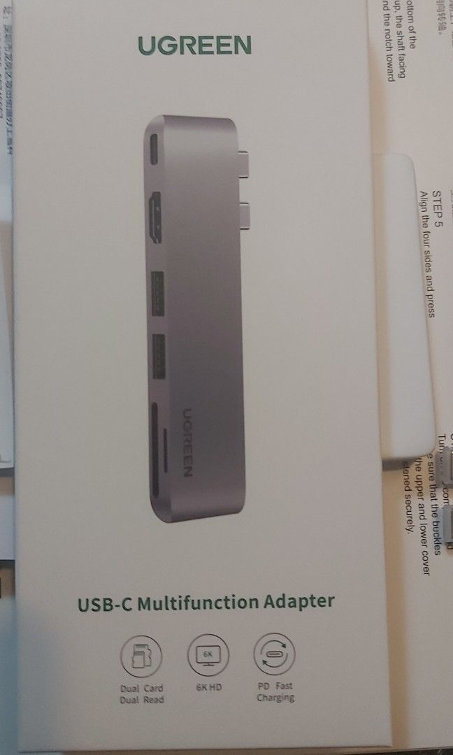 UGREEN USB-C multifunctional adapter (Category: Laptop Bags & Sleeves) located in Manila. Submitted by olxph_jeffr6014 (Listing ID 1220468292, Image 2). Description: Ugreen USB-C multifunctional adapter for Macbook Air M1 or M2, Open once for testing only to make sure it works RFS: double order, with SALE PRICE P1,235, Srp around 1,400.