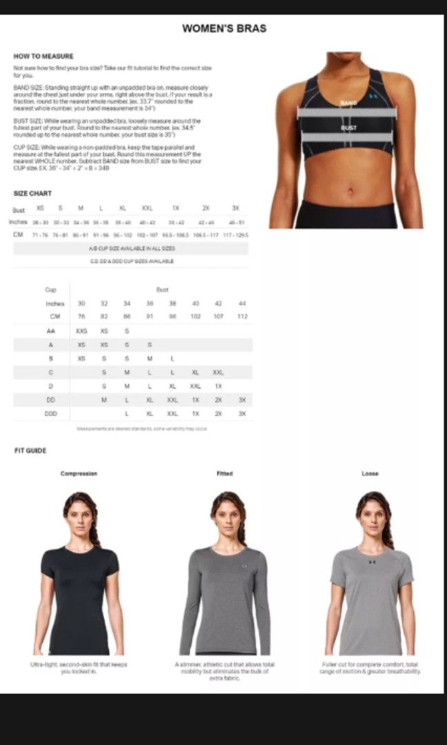 Under armour sports bra M size, Women's Fashion, Activewear on Carousell