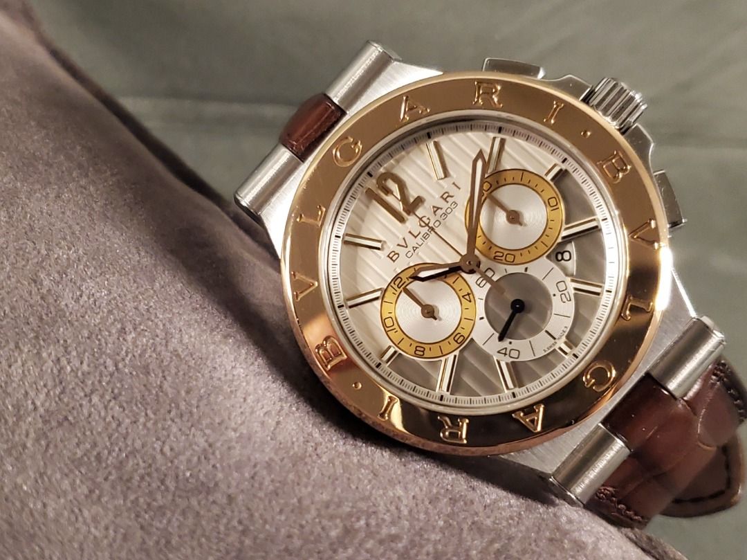 Bvlgari calibro 303 rose gold sales
