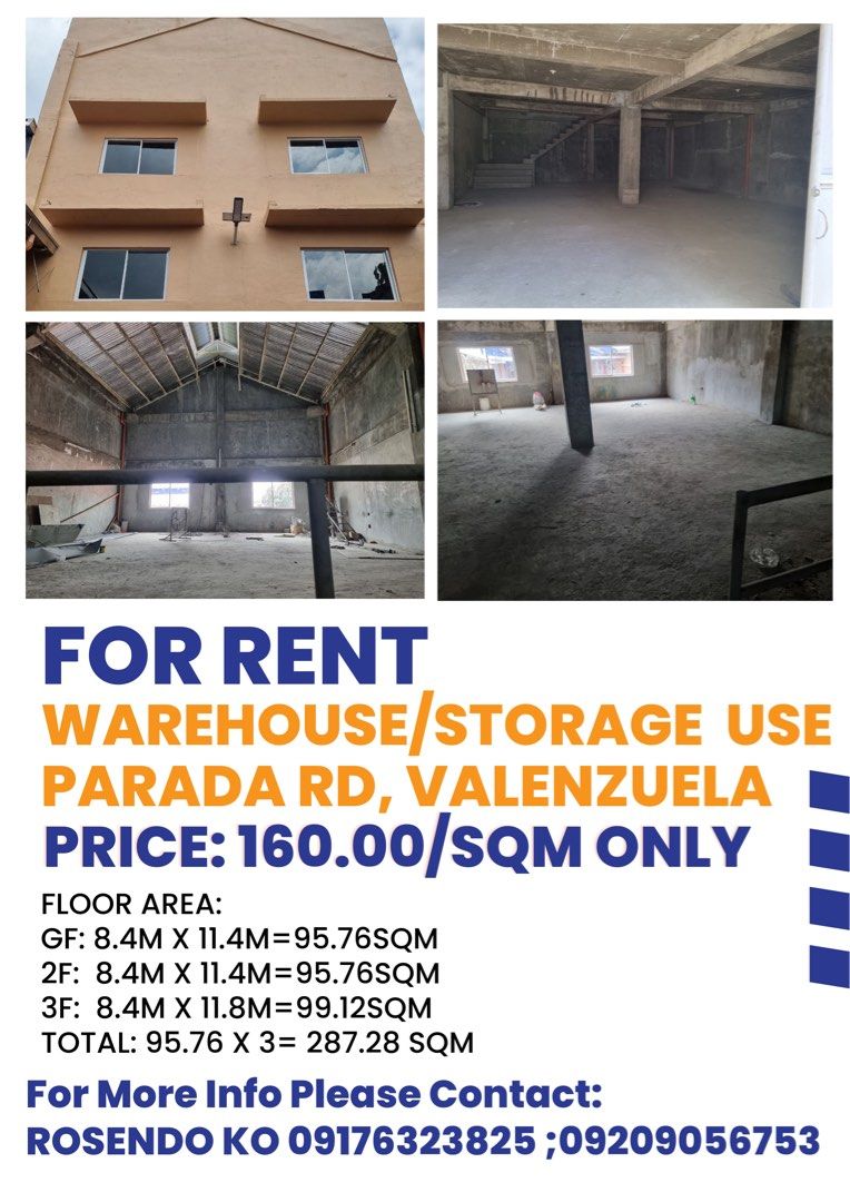Valenzuela City 3Storey Warehouse Building for Rent on Carousell