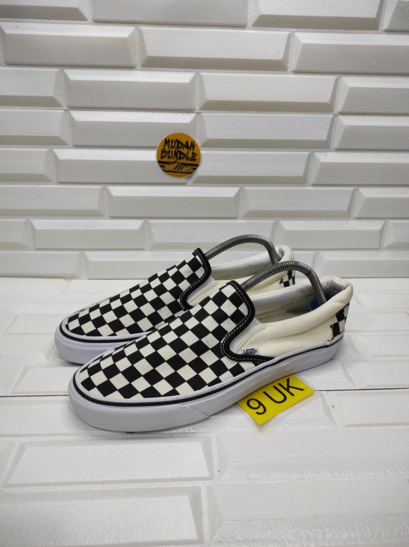 Vans slip on checkerboard global on sale