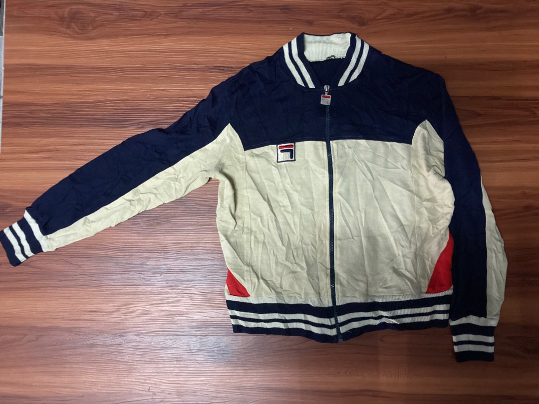 vintage fila oceana jacket Men s Fashion Activewear on Carousell