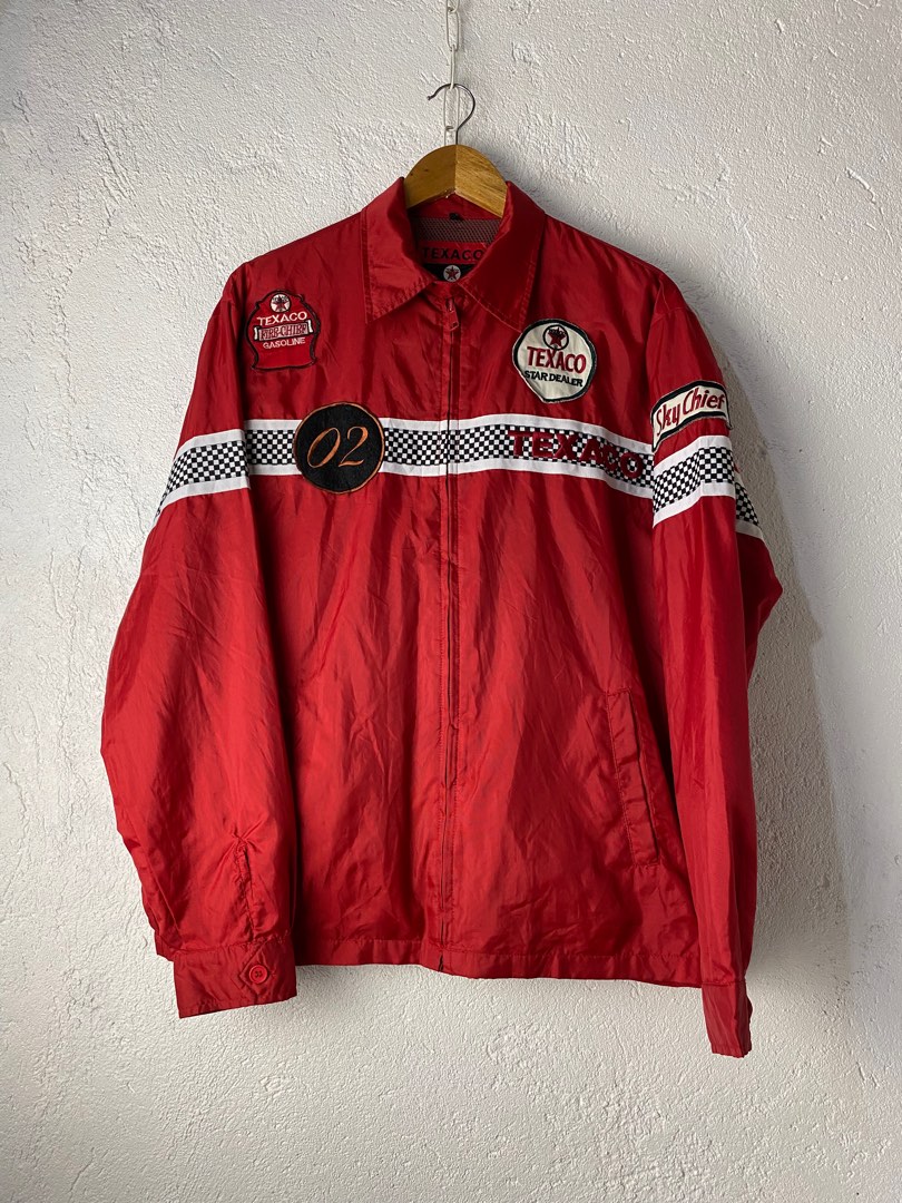 Vintage Texaco Racing Jacket on Carousell