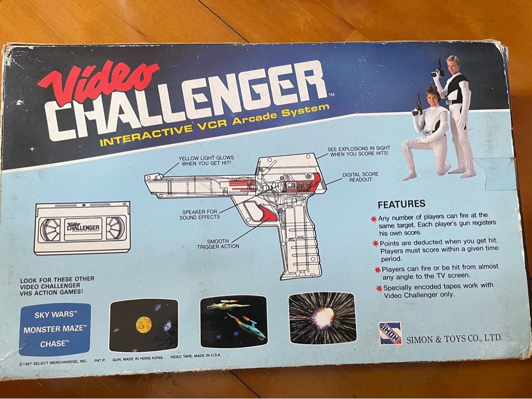Vintage Video Challenger VHS console VCR Arcade system, 興趣及遊戲, 玩具 & 遊戲類