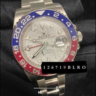 Watch Protective Film - Rolex White Gold 126719BLRO - 𝐋𝐄𝐆𝐀𝐂𝐘™ Diamond Shield - Rolex GMT Master II Pepsi Meteorite - Watch Protective Sticker - Watch Protection