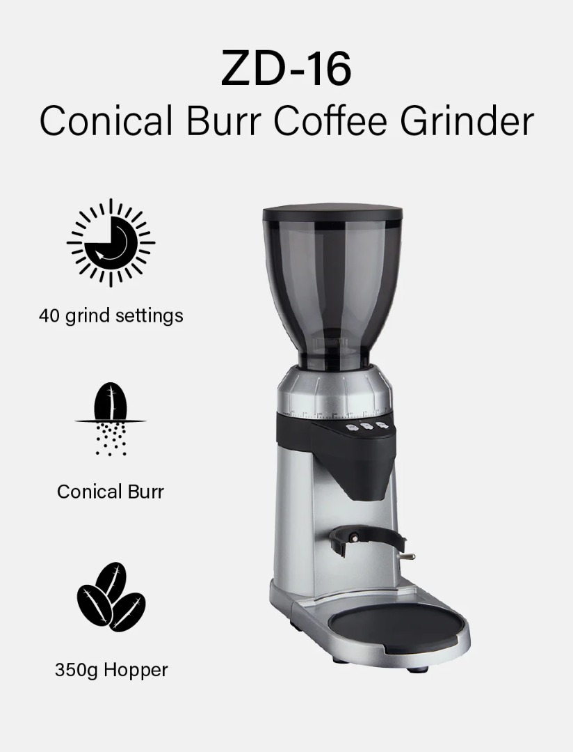 Welhome WPM professional conical burr coffee grinder, TV & Home