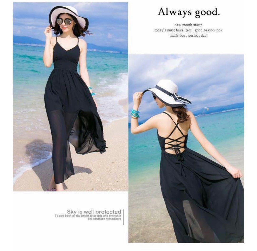 White beachwear dress