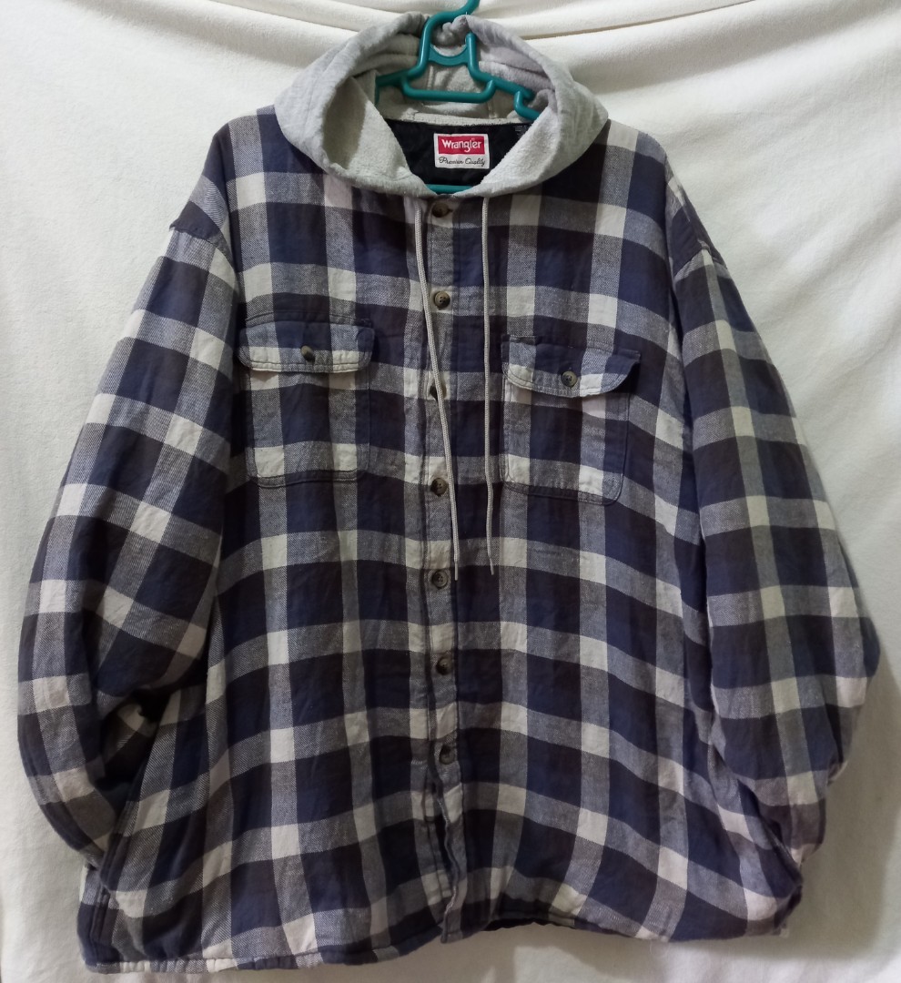 Wrangler flannel, Men's Fashion, Coats, Jackets and Outerwear on Carousell