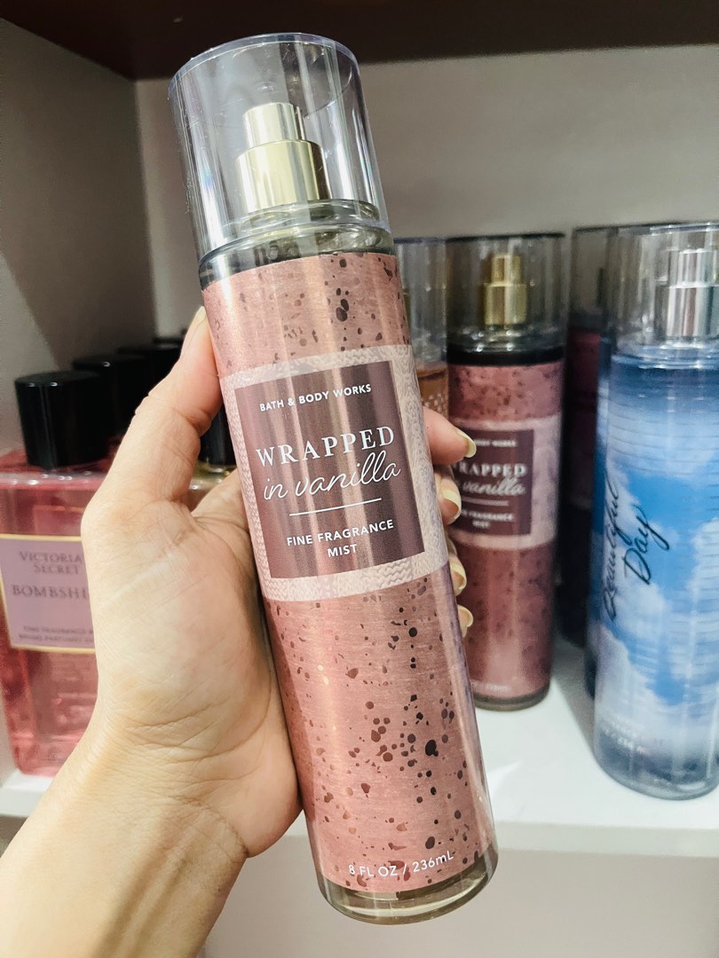 WRAPPED IN VANILLA BATH AND BODY WORKS MIST, Beauty & Personal Care