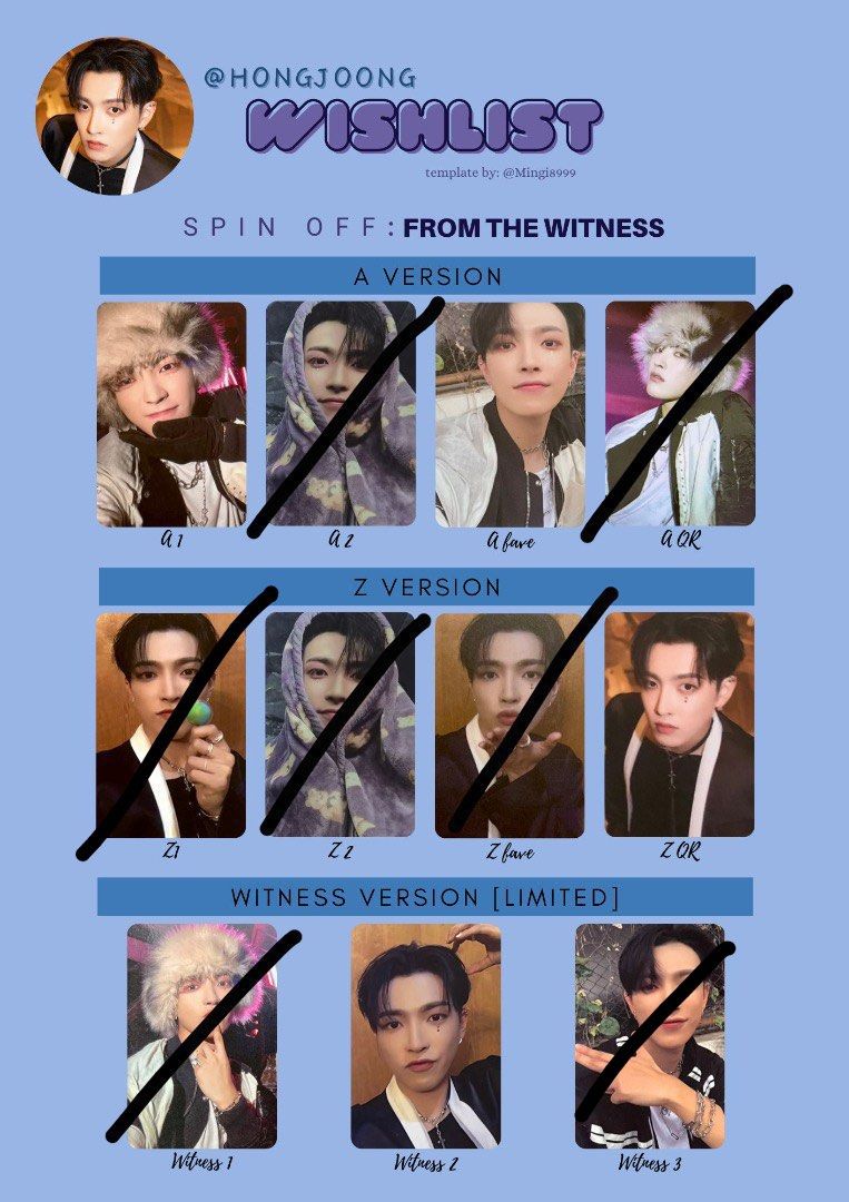 WTT] ATEEZ Spin Off: From The Witness PC, Hobbies & Toys