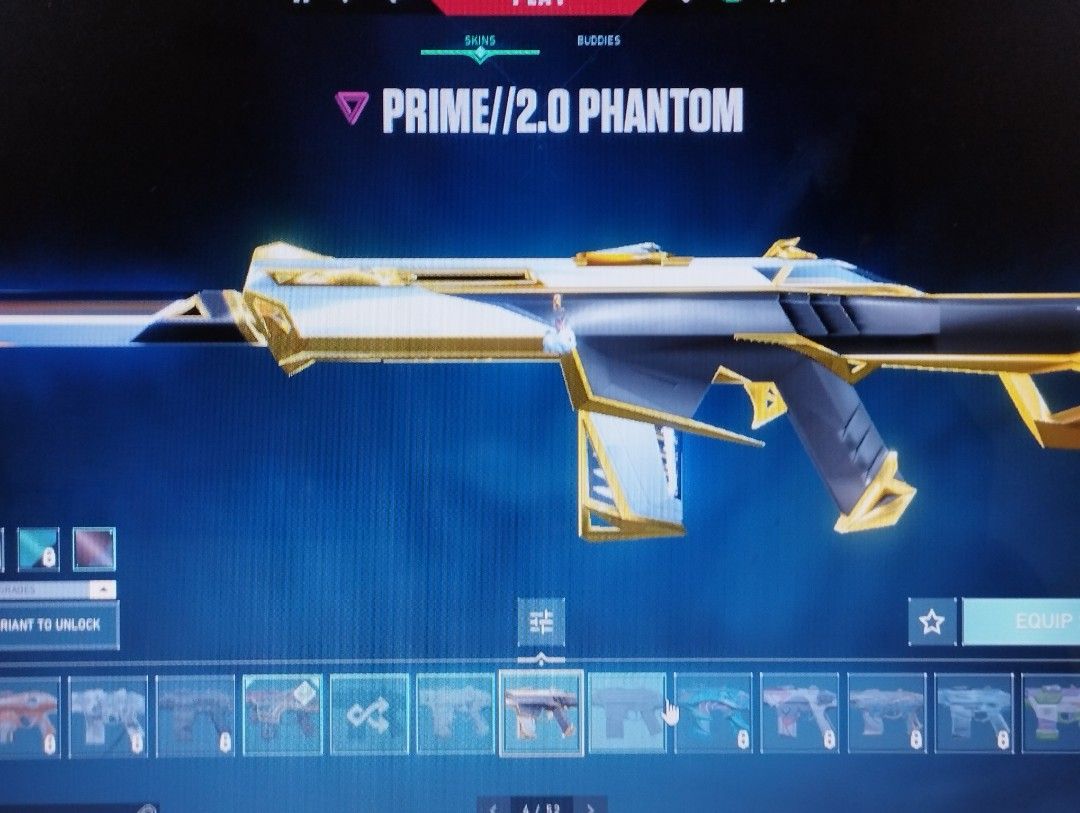 Compte VALORANT PC - Ranked Gold 1 - 49 Skins (Xeno Hunter, Oni Vandal...) - Complet !