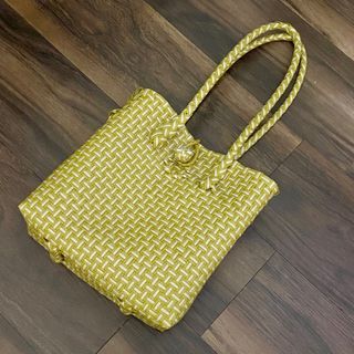 Yellow Traditional Woven Bag
