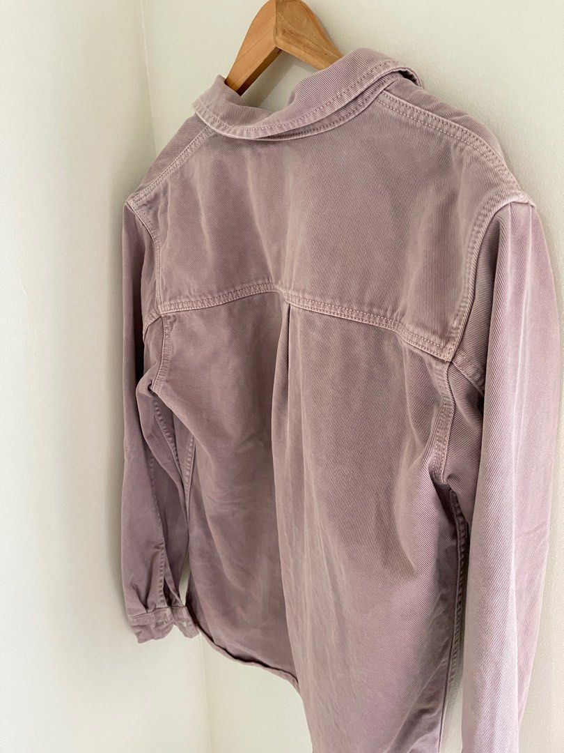 ZARA MEN ROSE DENIM JACKET OVERSHIRT (Category: Coats, Jackets and Outerwear) located in Manila. Submitted by de.clutter.com (Listing ID 1220363498, Image 3). Description: Used once for a photo shoot.