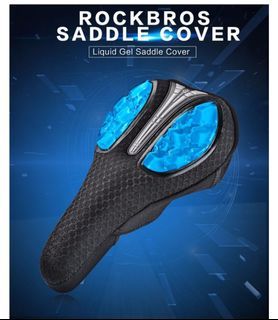 $10 ♨️RockBros Bicycle Seat Cover bike seat covers Silicone case Cycling seat covers seat cover Bicycle seat cushion for kids bike seat covers MTB ROAD BIKE CITY BIKES Bicycle accessories