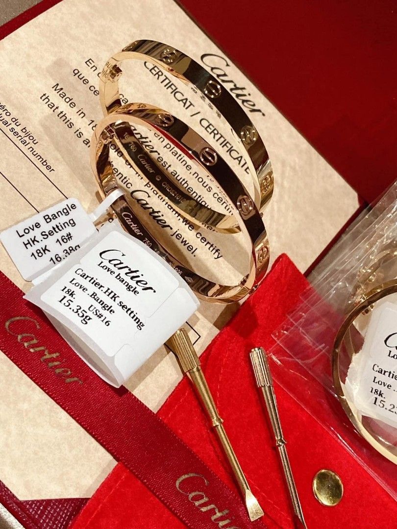 Cartier hk love 2025 bracelet