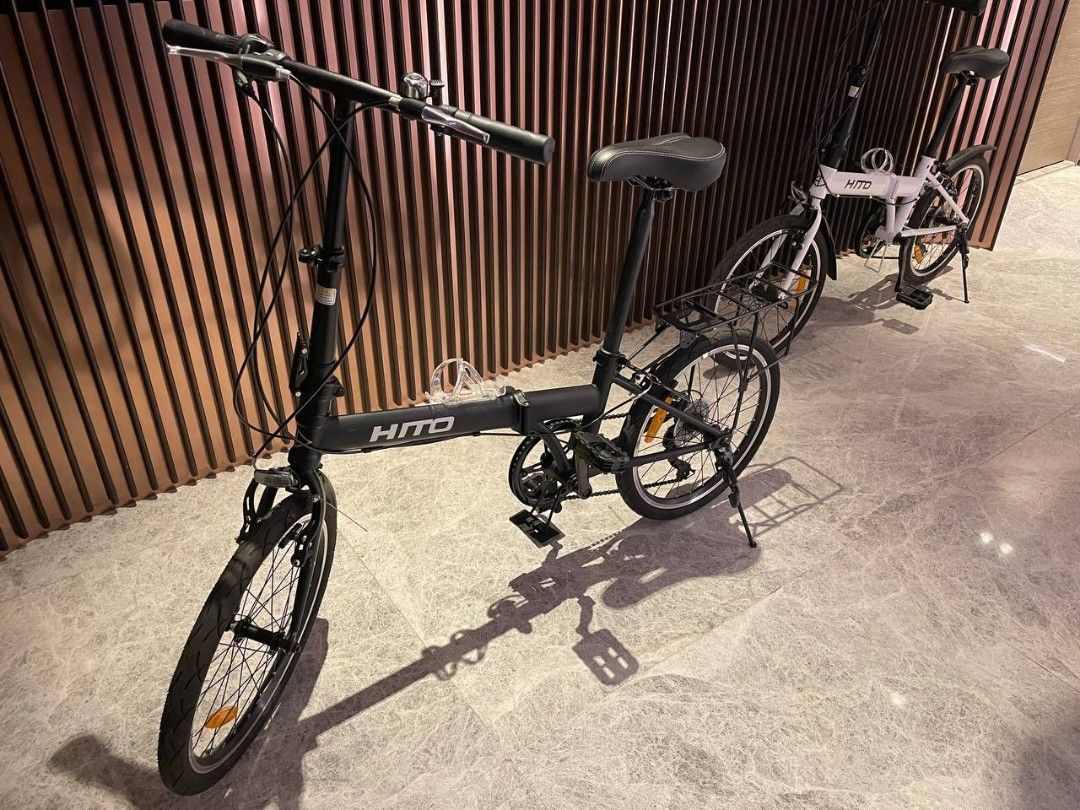 20吋摺疊單車黑色, 運動產品, 單車及配件, 單車- Carousell
