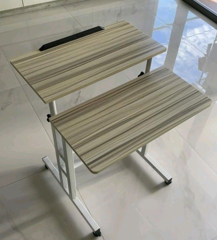 2 tier Computer Table, Furniture & Home Living, Furniture, Tables ...