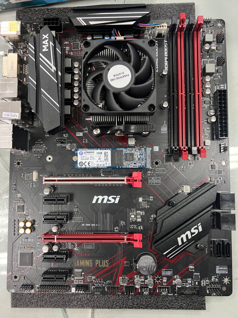 Athlon 3000G + MSI B450 GAMING PLUS MAX - PCパーツ