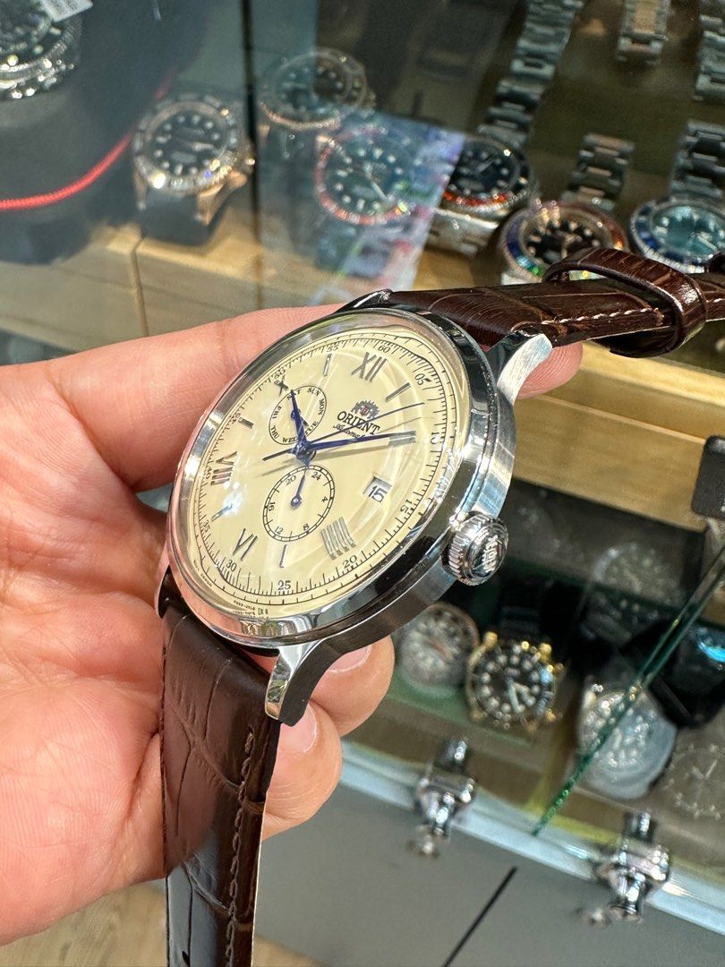 ORIENT AUTOMATIC WATCH Orient Bambino Day Date and 24 hour RA AK0702Y10B Carousell