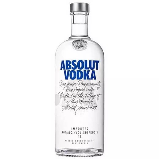 Absolut Vodka 1 L 1000ml Food And Drinks Alcoholic Beverages On Carousell 1869