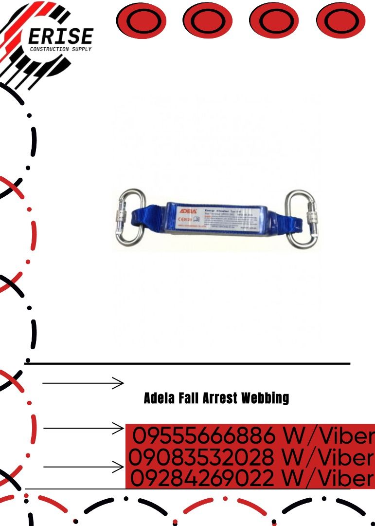 Adela Fall Arrest Webbing, Commercial & Industrial, Construction Tools ...