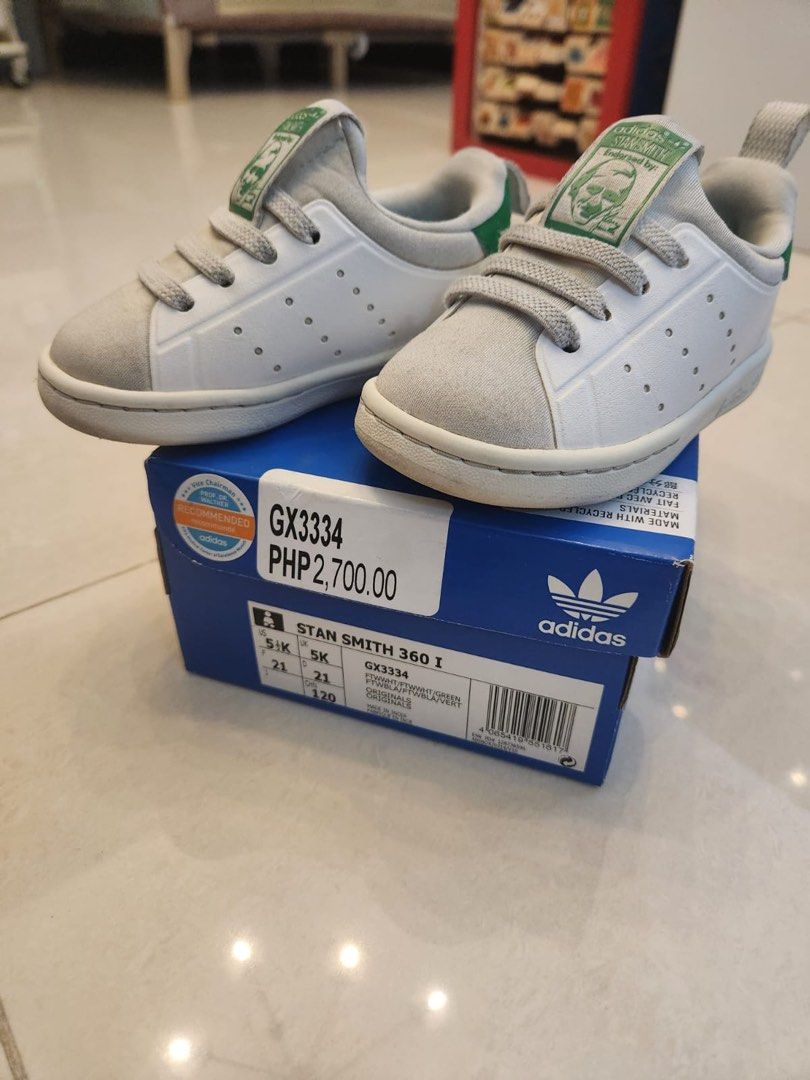 Adidas Infant Stan Smith 360 Size US 5 1 2K