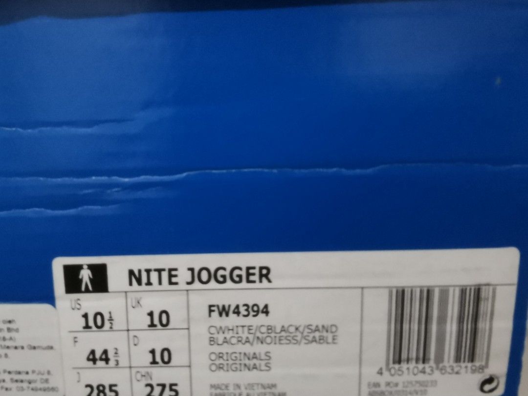 Adidas nite jogger, Men's Fashion, Footwear, Sneakers on Carousell