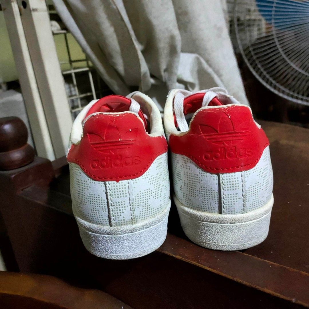 Adidas superstar hot sale red 37