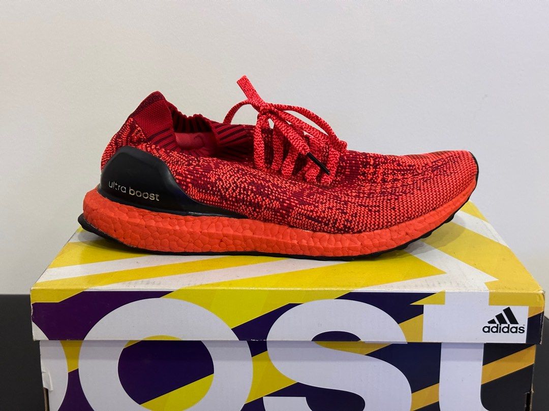 Adidas ultra boost uncaged triple red
