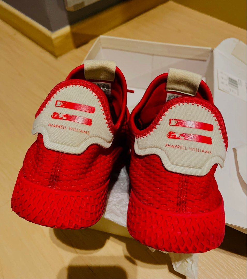 Adidas x pharrell williams navy tennis hu clearance shoes