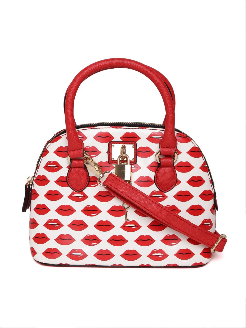 Niche Red Lip Shaped Chain Bag Novelty Mini Shoulder Bag - Temu