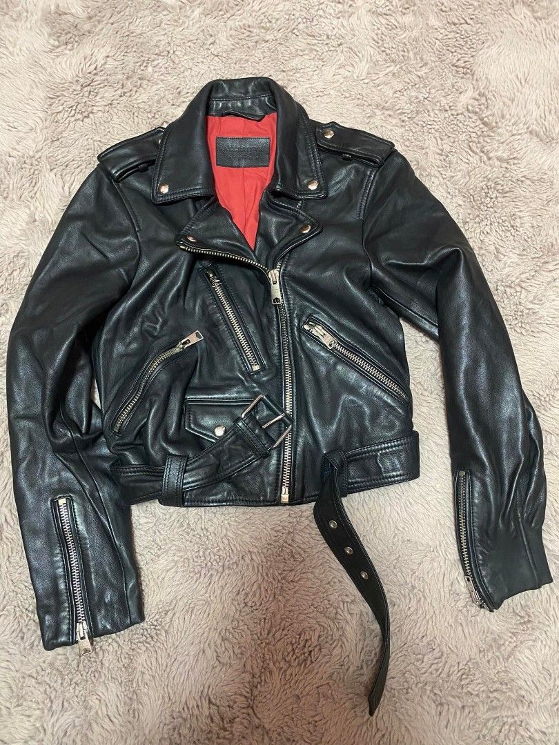 All saints lexi leather jacket shop