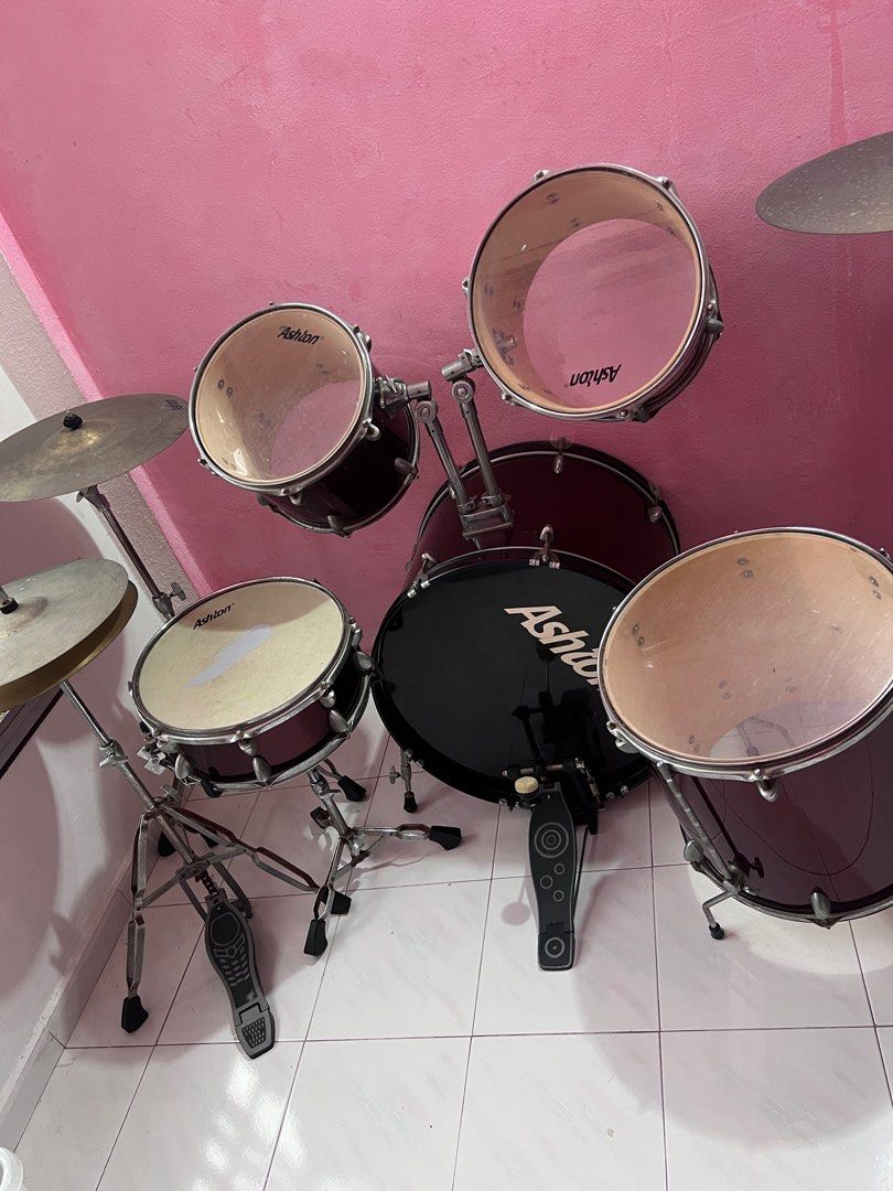 Ashton drum set, Hobbies & Toys, Music & Media, Musical Instruments on ...