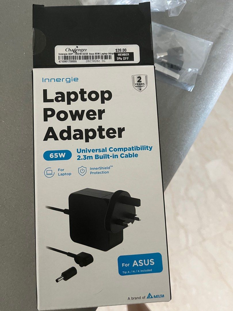 Asus laptop charger universal vivobook,Zenbook, Mobile Phones & Gadgets