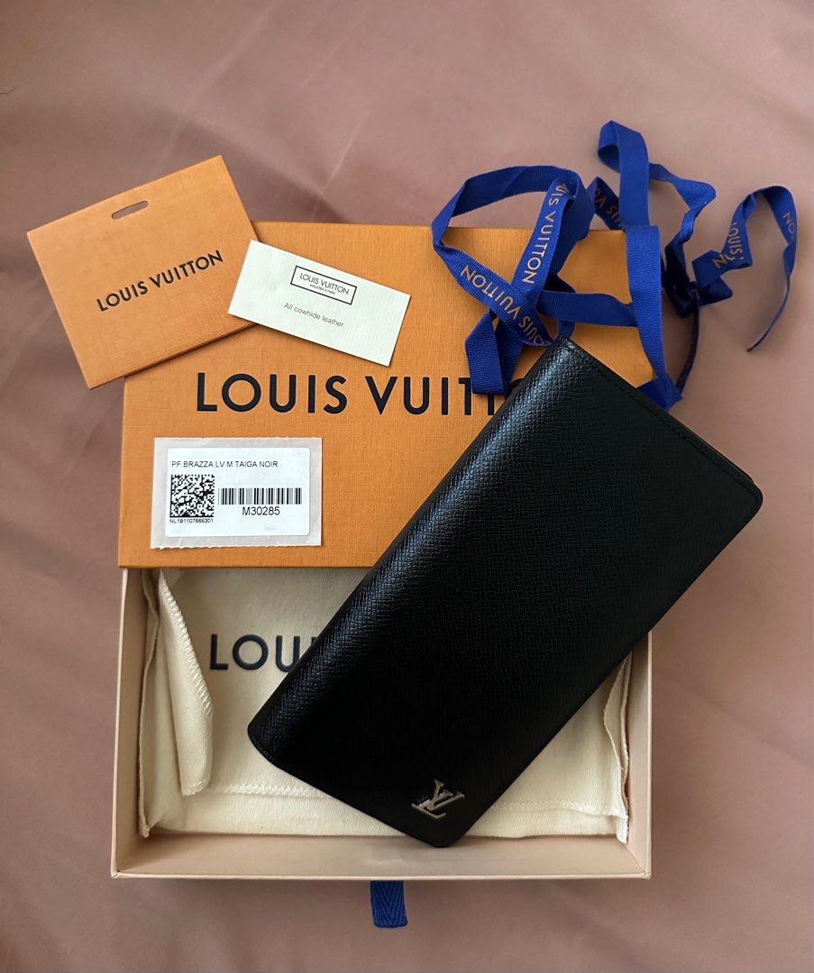 LOUIS VUITTON Louis Vuitton Long Wallet Taiga Porto Valor Cult
