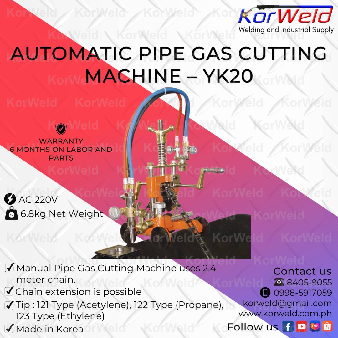 Automatic Pipe Gas Cutting Machine YK20, Commercial & Industrial