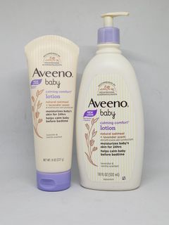 Aveeno Baby Calming Lotion Lavander Oatmeal Scent