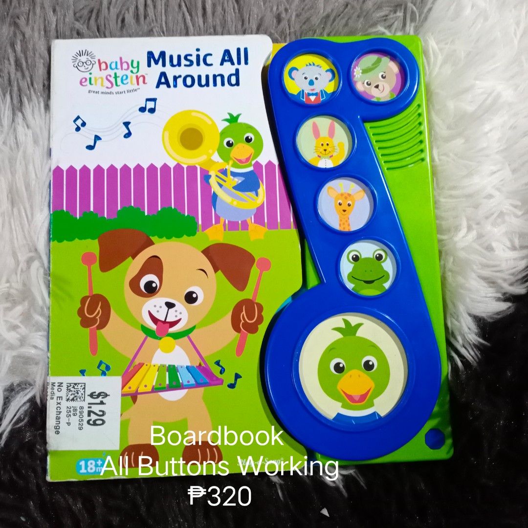 Baby Einstein Music All Around Sound Book, Hobbies & Toys, Books
