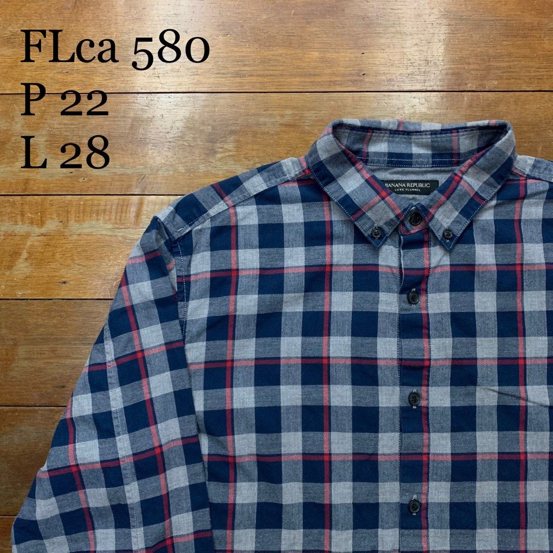 Luxe flannel sales banana republic