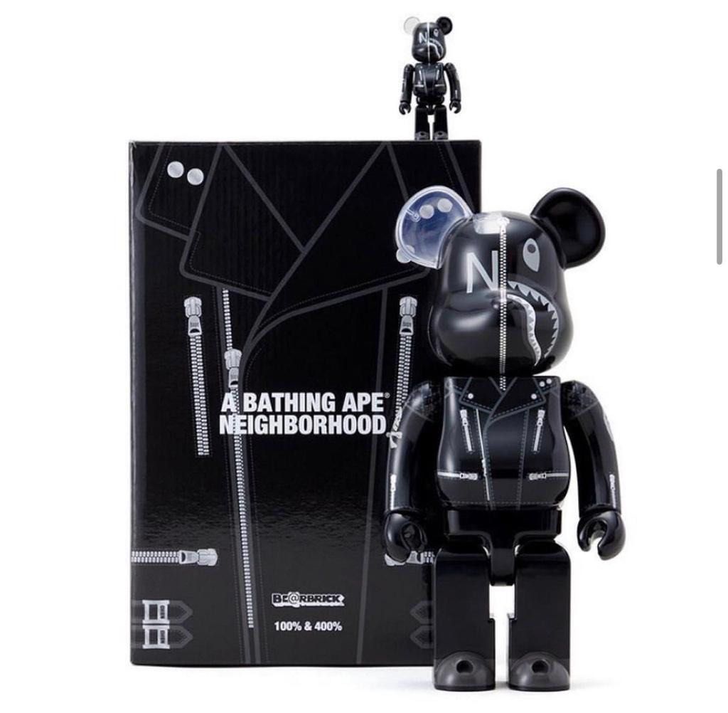 8個SET BAPE X NBHD SHARK BE@RBRICK