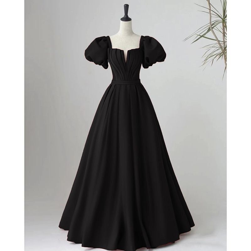 PO Simple Elegant Maxi Evening Prom Gown Wedding Dress Women s