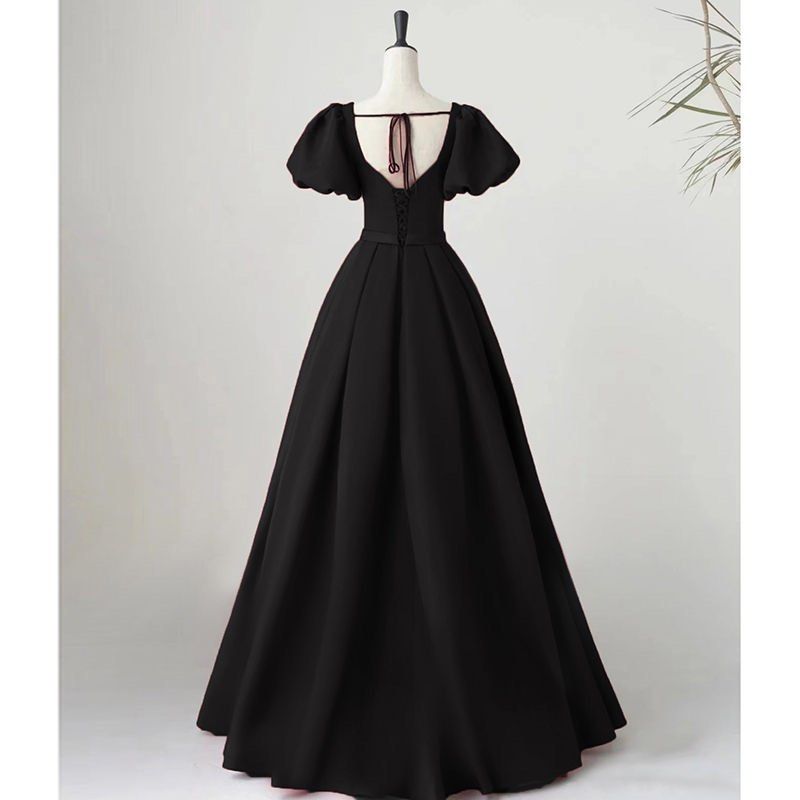 Simple Burgundy Tulle Long Prom Dress, Burgundy Tulle Evening Dress –  shopluu