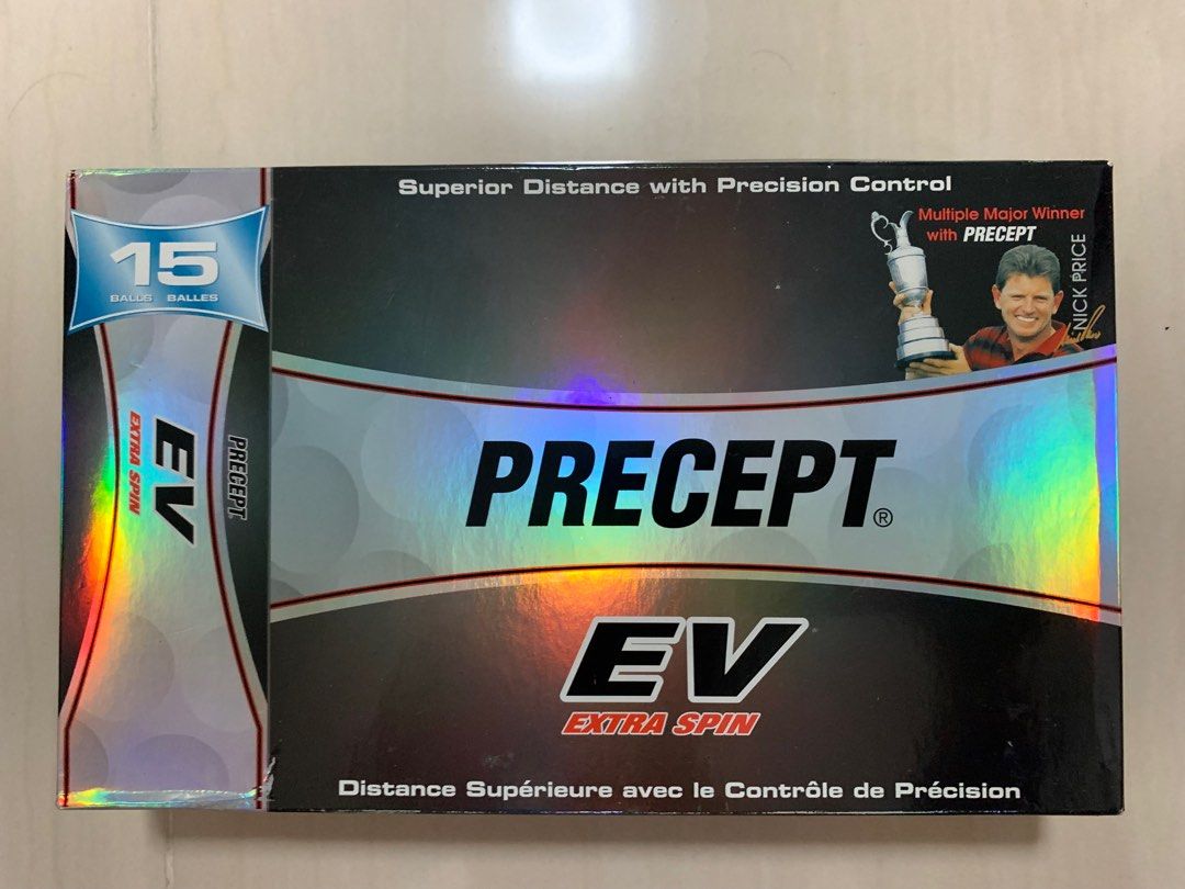 BNIB Precept EV Extra Spin Golf Balls, Sports Equipment, Sports & Games