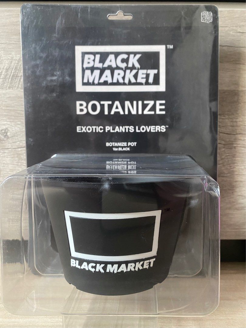 MEDICOM TOY × BOTANIZE BLACKMARKET Pot 塊根盆植物盆, 傢俬＆家居