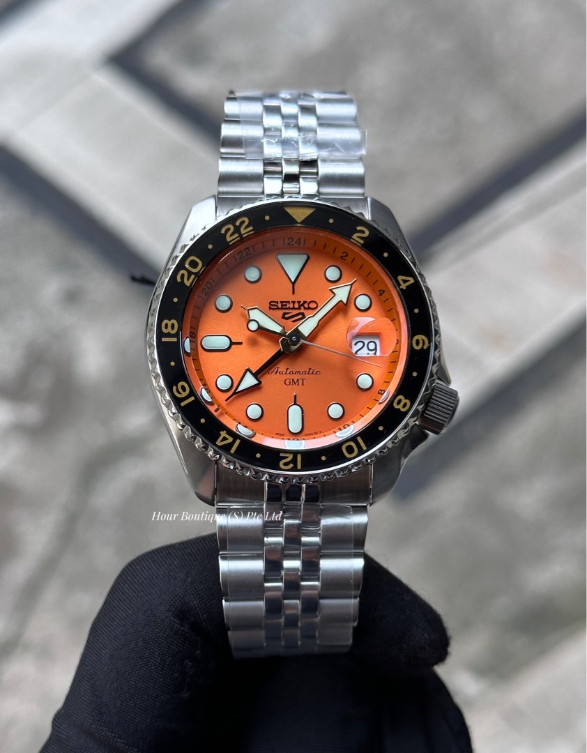 Brand New Seiko 5 GMT Orange , Automatic Men's Watch SSK005K1, Men's  Fashion, Watches & Accessories, Watches on Carousell