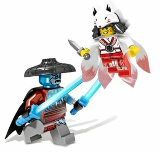 Building Blocks Ninjago Akita and Villain Blizzard Sword Master