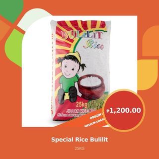 BULILIT RICE SPECIAL 25 kg