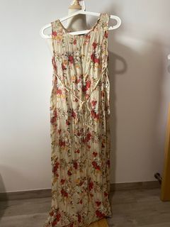 (Bundle of 2 maxi dresses) floral checkered