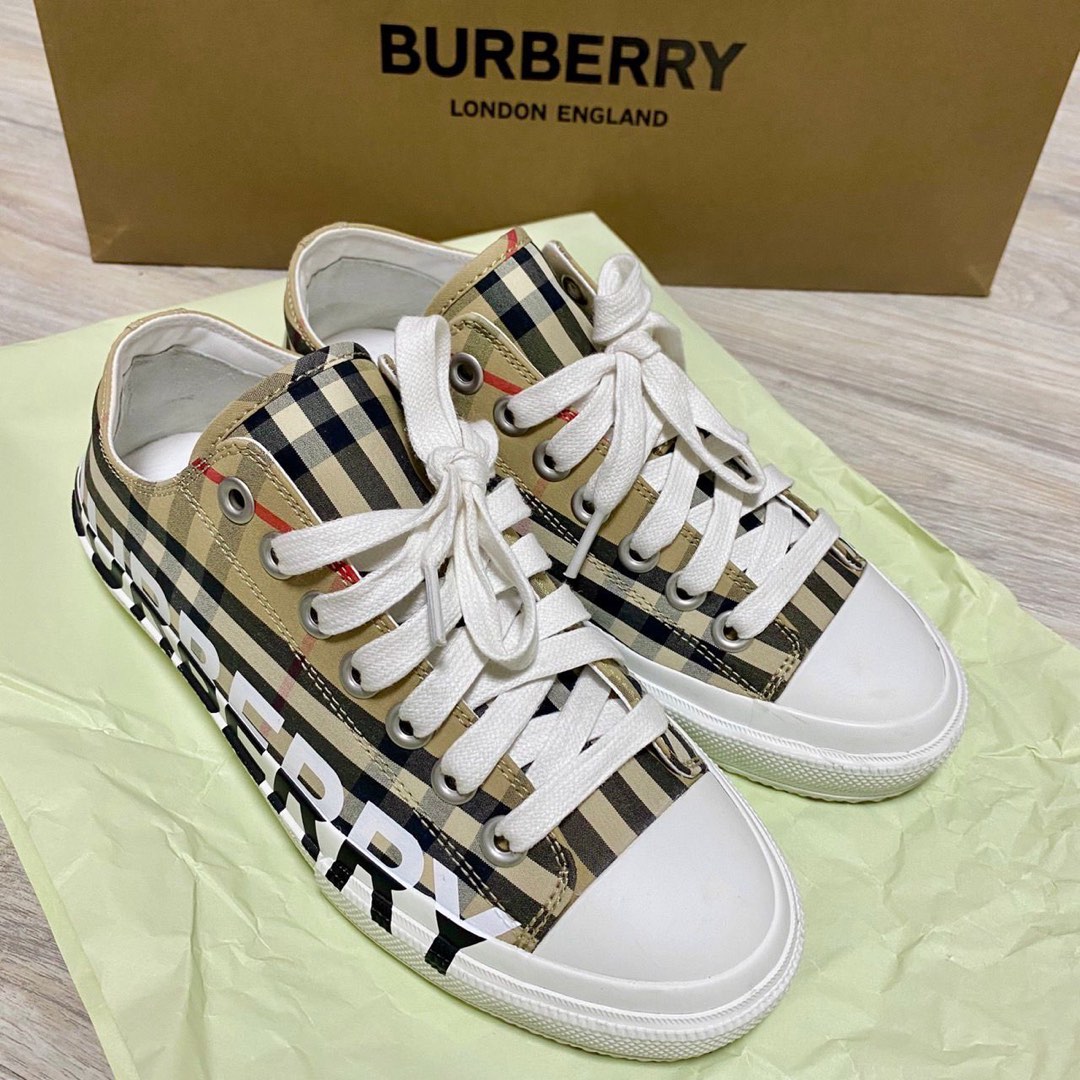 Burberry shoes, Luxury, Sneakers & Footwear on Carousell